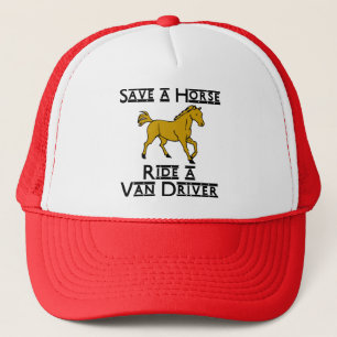 ride a van driver trucker hat