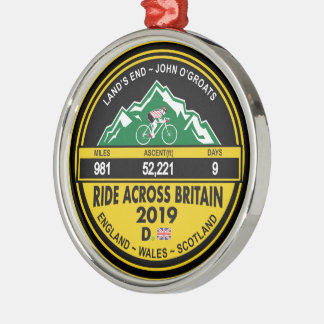 RIDE ACROSS BRITAIN 2019 TREE ORNAMENT