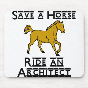 ride an architect mouse pad