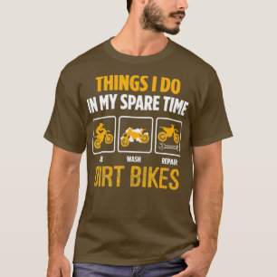 Ride and Repair Dirt Bikes Funny Motocross T-Shirt