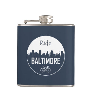 Ride Baltimore Hip Flask