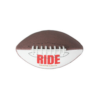 Ride Beyond Limits – Motivational Biker Typography Football