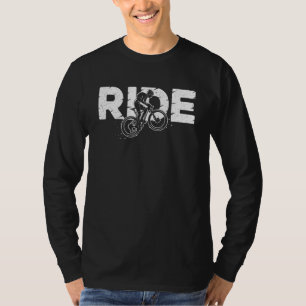 Ride Bicycle Cycle Cycling Biker Kids Mens Womens T-Shirt