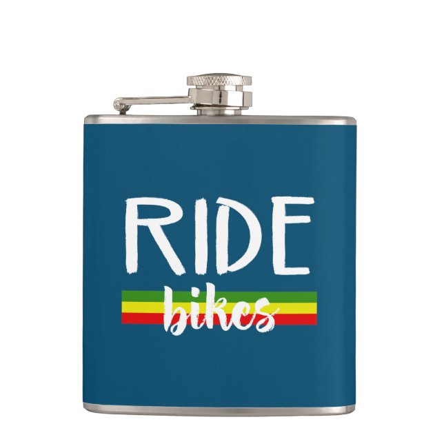 Ride Bikes Hip Flask (Front)