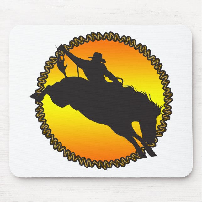 Ride Bronc Mouse Pad (Front)