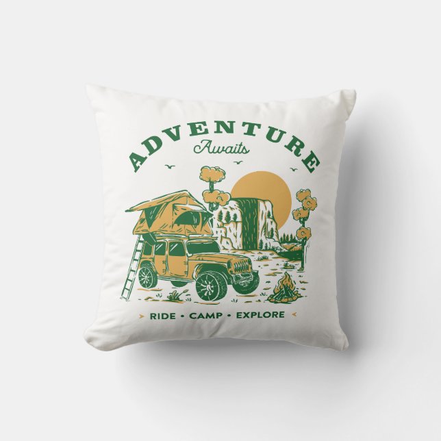 Ride Camp Explore Cushion (Front)