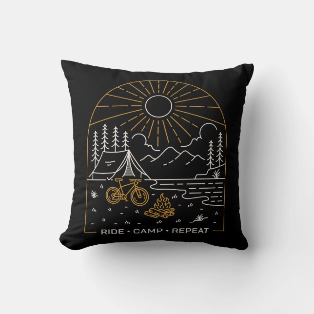 Ride Camp Repeat Cushion (Front)