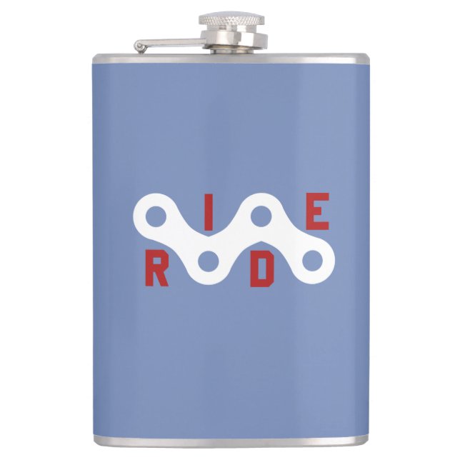 Ride (Chain) Hip Flask (Front)