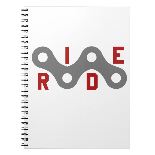 Ride (Chain) Spiral Notebook (Front)