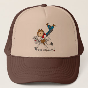 Ride 'Em Cowboy Stick Figure Hat