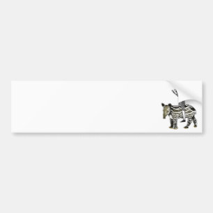 Ride em' tapir bumper sticker