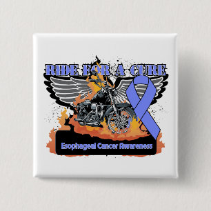 Ride For a Cure - Oesophageal Cancer 15 Cm Square Badge