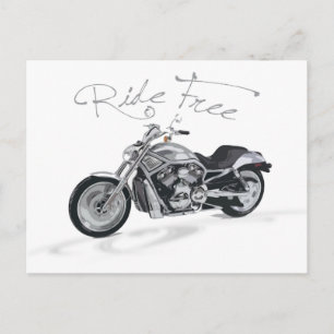 Ride Free Postcard