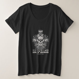 Ride in Peace, Forever Free Plus Size T-Shirt
