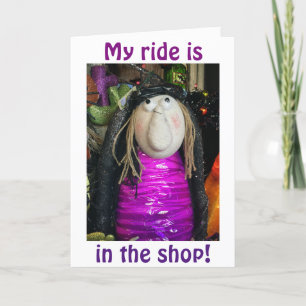 RIDE IN SHOP/COULD NOT MISS SAYING HAPPPY BIRTHDAY CARD