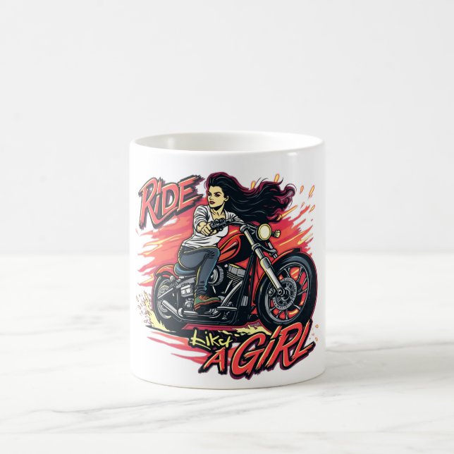 Ride Like a Girl Coffee Mug (Center)