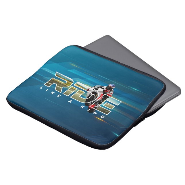 Ride Like a King | 13" Laptop Sleeve (Front Top)
