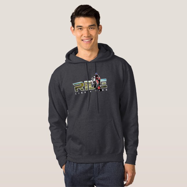 Ride Like a King | Men's Hoodie (Front Full)