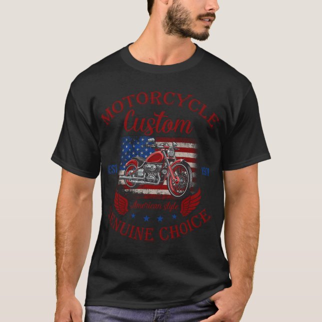 Ride Like a Warrior: Biker's Hamlet  T-Shirt (Front)