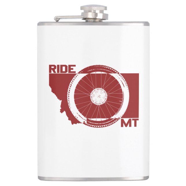Ride Montana Hip Flask (Front)