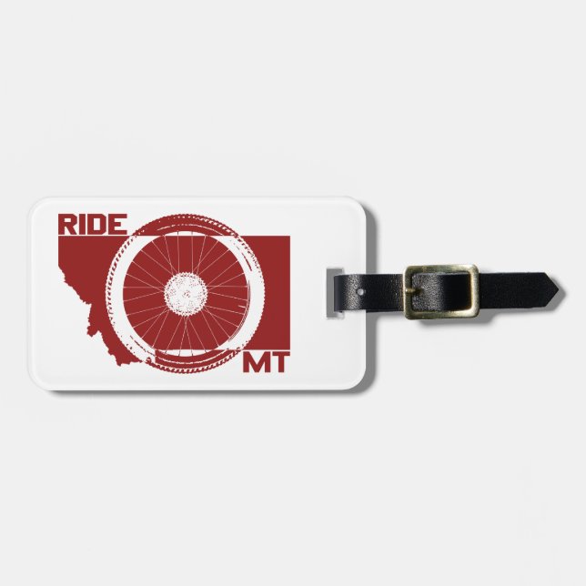Ride Montana Luggage Tag (Front Horizontal)