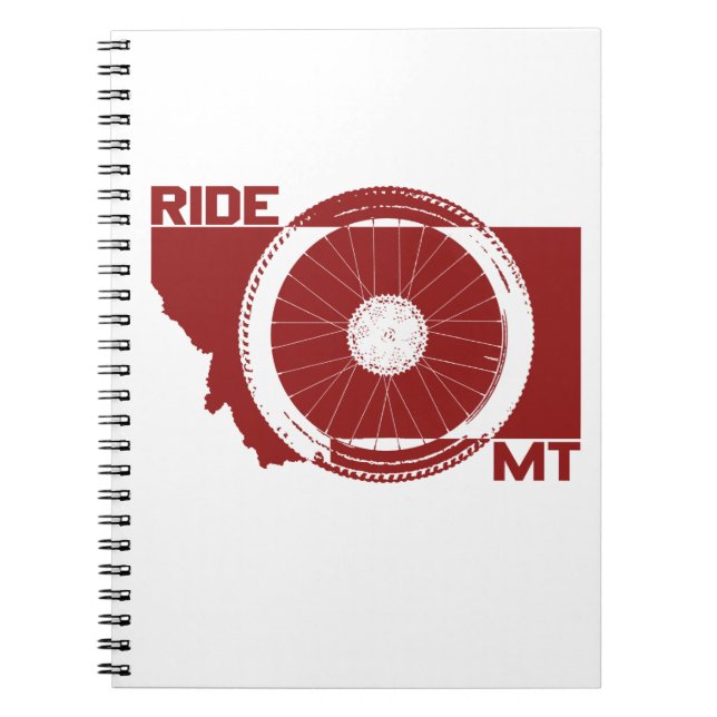Ride Montana Spiral Notebook (Front)