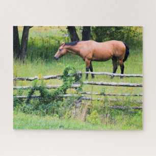 Ride More - Worry Less - Horse Ranch - 16x20 Jigsaw Puzzle