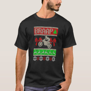 Ride Motocross Ugly Christmas Sweater Mx Dirt Bike