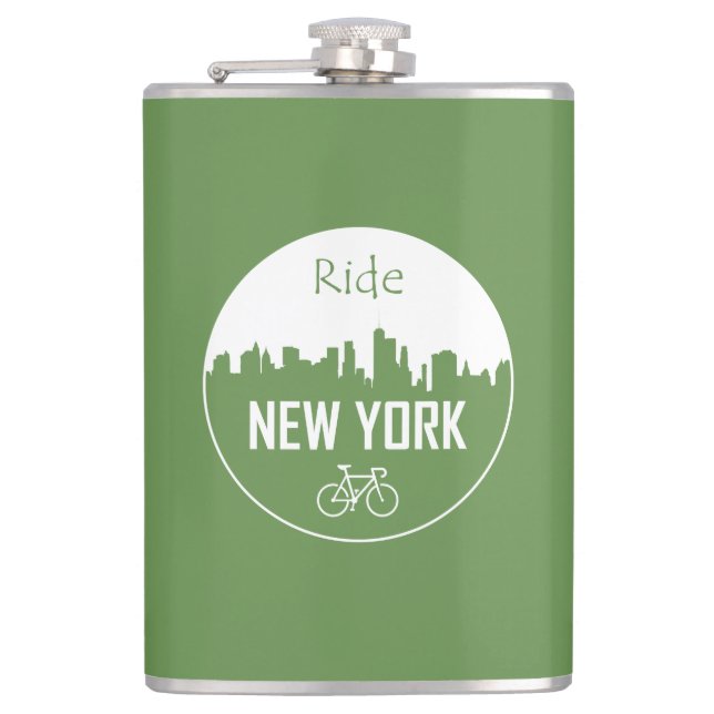 Ride New York Hip Flask (Front)