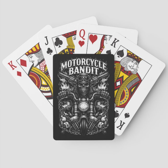 Ride of the Iron Bandit Playing Cards (Back)
