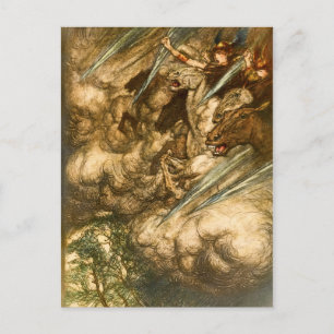 Ride of the Valkyries Postcard