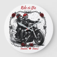 Ride or Die Personalised Skeleton Couple