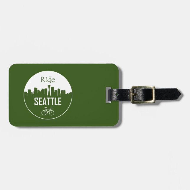 Ride Seattle Luggage Tag (Front Horizontal)