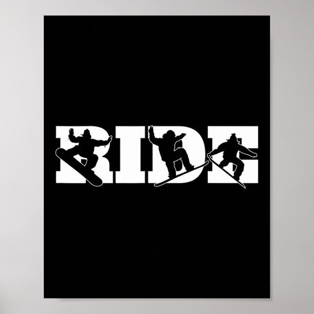 Ride Snowboarder  Poster (Front)