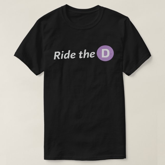 Ride the D Men's Basic T-Shirt (Design Front)