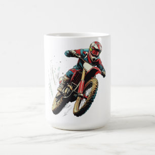 Ride the Dirt: Motocross Power Coffee Mug