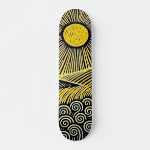 Ride the Golden Hour Skateboard