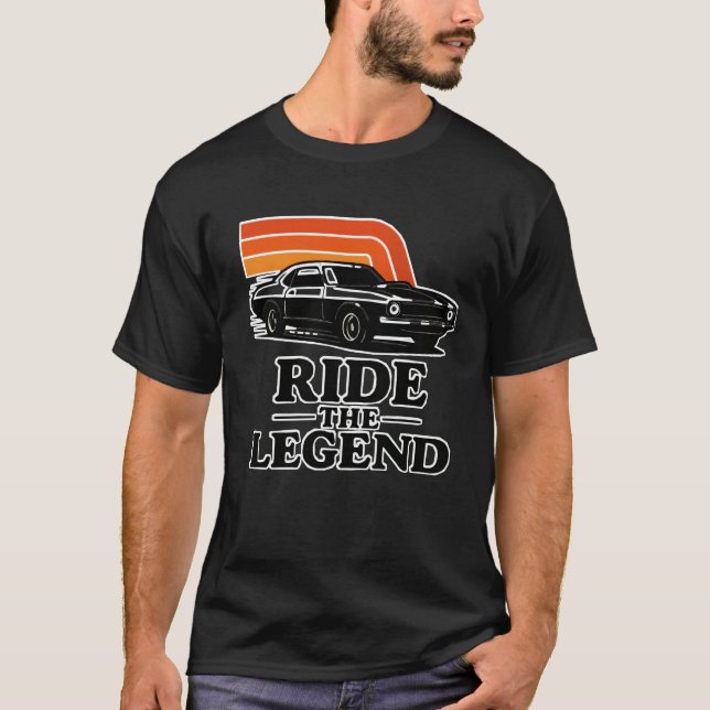 Ride The Legend Classic Car Tee (Front)