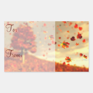 Ride the October Breeze Gift Stickers