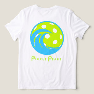 Ride the pickleball wave with peace Tri-Blend shirt