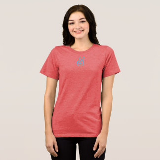 Ride the pickleball wave with peace Tri-Blend shirt