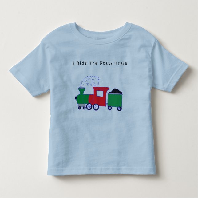 Ride The Potty Train Toddler T-Shirt (Front)