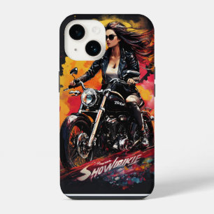"Ride the Road: Iconic Motorcycle Silhouette Tees" iPhone 14 Case