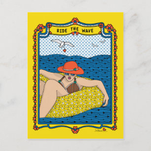 Ride The Wave_B_ Postcard