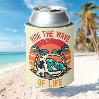 Ride the Wave of Life Surfing  | Motivational Sea Can Cooler