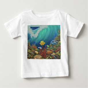 "Ride the Waves: Ocean Vibes Tee" Baby T-Shirt
