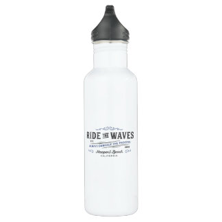 Ride The Waves Water Bottle