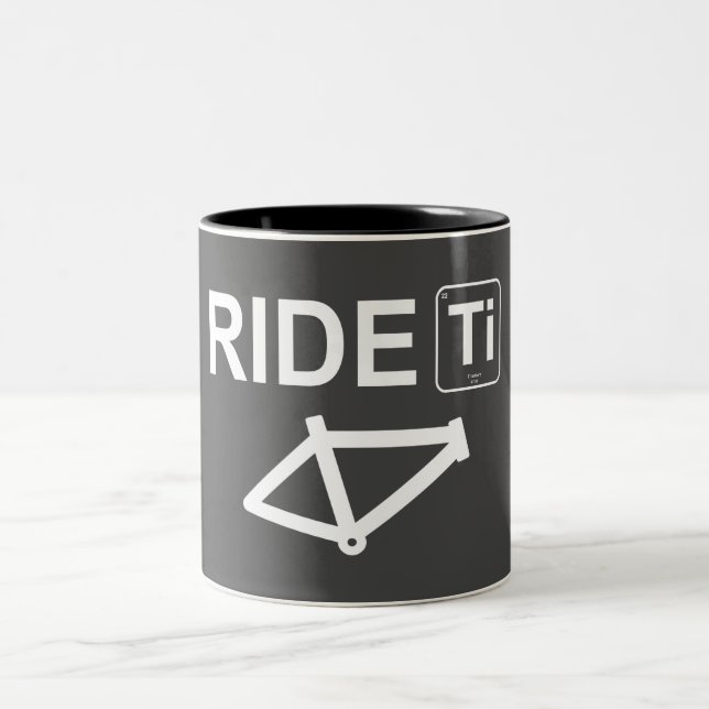 Ride Titanium Two-Tone Coffee Mug (Center)
