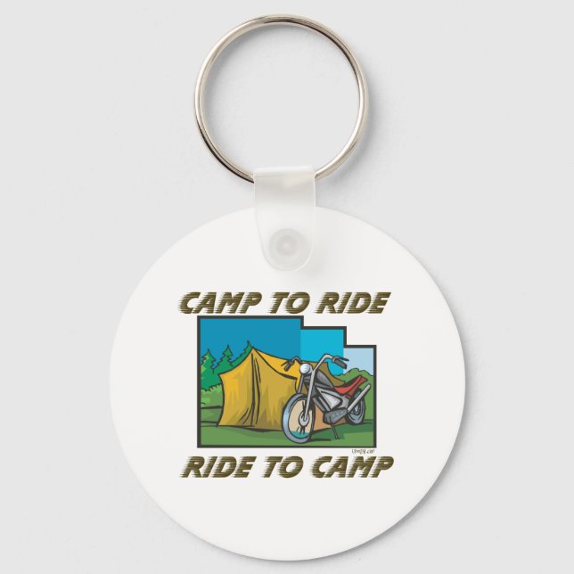 Ride to Camp Key Ring (Front)