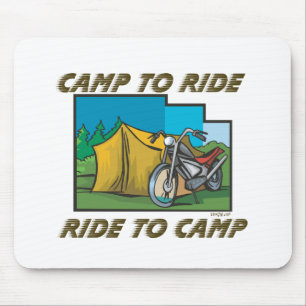 Ride to Camp Mouse Pad